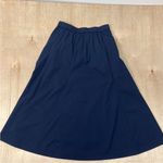 Jason Wu  Navy Blue Skirt with Pockets Size Small Photo 5