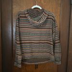 Ariat Horseshoe Bend Pullover Shirt Multi Jacquard Stripe Size M Photo 2
