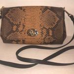 Coach NEW Leather Snake Print Crossbody Photo 0