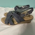 Dr. Scholls Gia Women's Blue Wedges Size 9.5. S Photo 3
