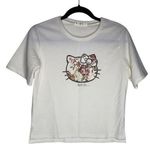 Hello Kitty Miaoer Top Size Small NO TAG Women's  Art Is... Printed Shirt Floral Photo 0
