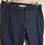 Everlane  Navy Slim Wool Ankle Trousers- Size 6 Photo 8