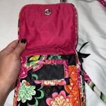 Vera Bradley  crossbody purse Ziggy Zinnia ID holder adjustable straps springtime Photo 9