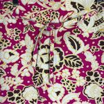 J.Crew Mini Skirt Womens 6 Pink Cream Tie Waist 100% Cotton Coconut Girl Preppy Photo 1