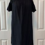 Old Navy XS // NWT black embroidered off the shoulder shift dress Photo 1