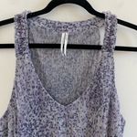 Anthropologie Purple Micropleat Metallic Shimmer Tank Top Size XL Photo 4