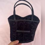 Corset Black Mini Bag with Pearl Details Photo 3