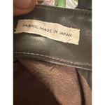 Aritzia Wilfred Free Faux Leather Wrap Mini Skirt M Olive Green Edgy Fall Style Photo 6