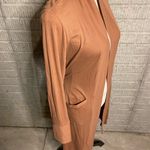 Commando  Luxury Rib Cardigan Robe Sweater‎ Ochre Brown Small Photo 5