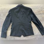 Ann Taylor Blazer Jacket Long Sleeve Lined One Button Work Suit Black Sz 0 Photo 5
