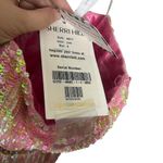 Sherri Hill NWT Strapless Gown Women’s Size 6 Pink Sequin Embellished Formal Photo 9