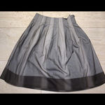 Coldwater Creek  Printed Tuck Skirt‎ Women's Size XS Misses 4 Brown Lined USA NWT Photo 1