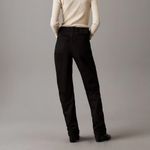Calvin Klein  Black High Rise Straight Jeans 27 Long NWT Photo 2