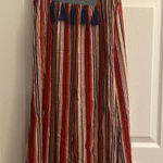 THML Striped Maxi Dress Stripe Chambray Americana Summer Vacation Beach Large Photo 0