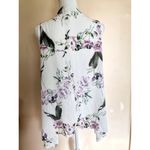 NWT Dolce Vita Floral Blouse XL White Photo 1