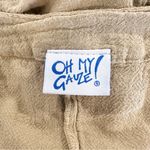 Oh My Gauze Romper Cotton Gauze Jumpsuit Tan Adjustable‎ Drawstring Size 2 NEW Size L Photo 5