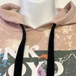 Pink Floyd Blush Pink Bleached Hoodie with Strings and Kangaroo Pocket- Large Photo 4