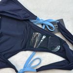 Kate Spade  ♠️ Navy Blue String Bikini Bottom- Size Large- NWT Photo 6
