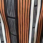 Forever 21 women’s size small wide leg jumpsuit brown black white Photo 9