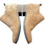 Toms  Boots Womens US 7  Ankle Booties Brown Suede Side Zip Heels Photo 3