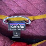 Patagonia  burgundy organic cotton‎ quilted snap t jacket size small Photo 4