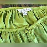 Ophelia Rose Polyester Button Blouse Satin Green (759) Size 2X Photo 3