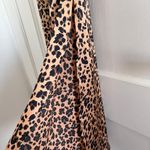Adore Me NWT Brown Animal Print Midi Slip Dress Photo 3