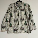 Pottery Barn Teen x Harry Potter Hogwarts Flannel Pajama Top Size Medium Photo 0