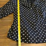 Pendleton  Polk A Dot Shirt Jacket Blazer Light Weight V Neck Petite Small Photo 4