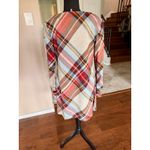 R&K Red Plaid Dress w/ Detachable Cowl Neck Women’s PM NWT Size M Photo 5