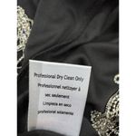 City Triangles Crepe Scoop Neck Sheath Dress with Crystal Fringe Size 1 Juniors Black Photo 8