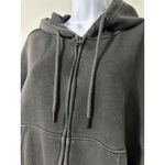 SPAO Women Long Sleeve Crop Zipup Hoodie Charcoal NWOT Size M Gray Size M Photo 4