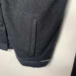 Mondetta  Blue Black Herringbone Moto Jacket Jersey Sz Small Photo 6
