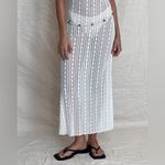 Motel Rocks  Kehlani Sheer Midi Dress In Cream Lace. NWT Photo 10