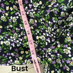 Influence Chiffon Floral Dress Womens US Sz 8 Garden Fairy Flowy Mini Sheer New Green Photo 10