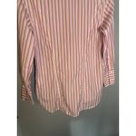Rag and Bone  Women's Indiana Striped Twisted Shirt Pink White Size XS Photo 9