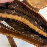 American West  Tooled Leather Shoulder Bag Purse A27‎ Photo 9
