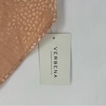 Hedge Your Bet Bandana Top‎ Peach Satin Animal Print Lightweight Smocked Pink Size M Photo 5