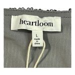 Heartloom  Marcella Dress Steel Sequin Wrap Mini Dress Silver Gray Size Large NWT Photo 7