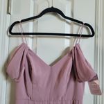 After Six NWT  off shoulder gown dress dusty rose chiffon bridesmaid prom new Photo 2