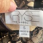 RYSE The Label Samson Nude Black Lace Dress Mesh Long Sleeve Bodycon Formal Photo 7