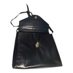 Sleek vintage Black Leather Bag Photo 1