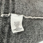 Elle  size large white black plaid open front duster cardigan cotton blend‎ Photo 4