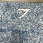 Gymshark Dry Leggings XS Light Blue White Fleur Moisture Management Active Yoga Photo 5