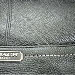 Coach Park Large Black Pebbled Hobo Bag Photo 11