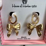 House of Harlow 1960 Gold Bow Earrings ✨ Photo 3