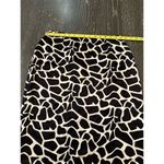 INC Women's Size 10 Silk Black Giraffe Print A Photo 2