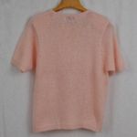 Vintage ladies' Mohair Blend Pink Sweater T Shirt Style Top Size 18 Photo 2