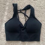 NVGTN Black Ribbed Sports Bra Photo 0