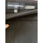 Karl Lagerfeld  Black Wide Leg Sailor Pants‎ Size 12 Career Photo 3